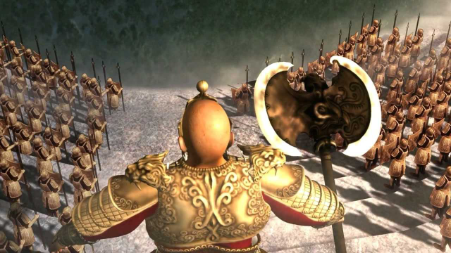 西游记巨灵神无比庞大哪料孙悟空比他还大一脚踢飞真霸气