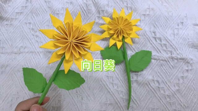 【折纸】这么漂亮的向日葵,换了谁不爱!