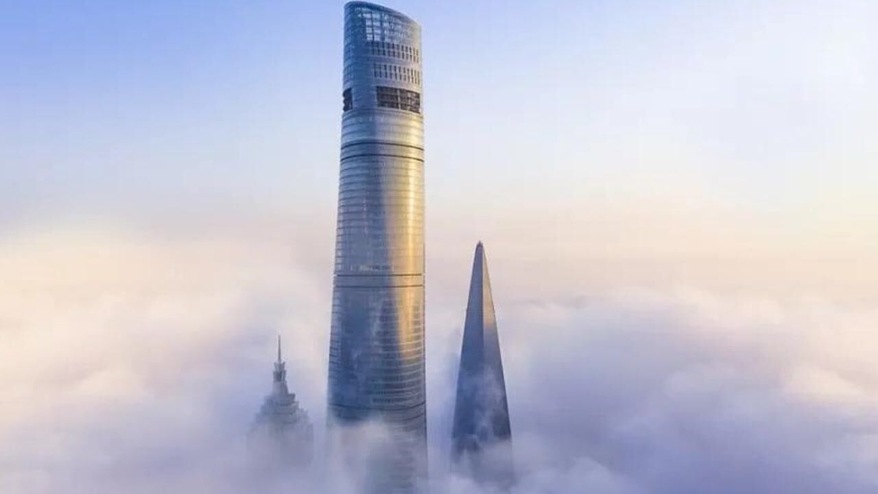 上海500米摩天大厦，不惧超强台风？中国风阻尼器，堪称镇楼神器_高清1080P在线观看平台_腾讯视频