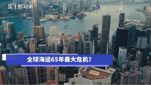 全球海运系统面临65年最大危机?美国港口堵塞,中美运价已涨500%