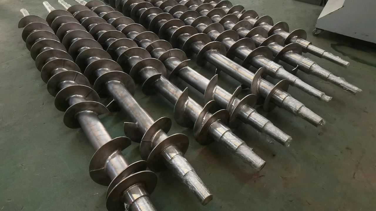 钛绞龙,钛合金螺旋输送轴