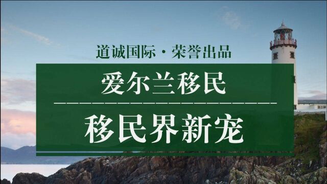 为何爱尔兰会成为中国移民界新宠?