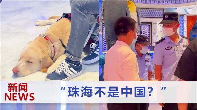 广东一酒店拒绝导盲犬入住,声称“没有规定”,民警当场发飙