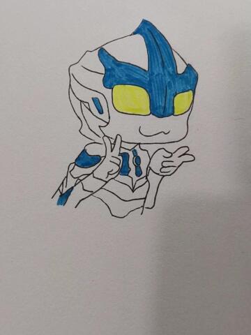 调皮可爱的银河奥特曼