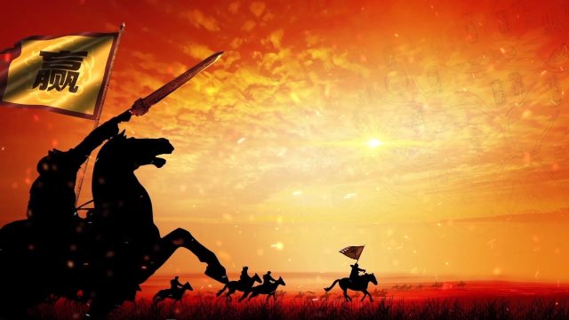 精忠报国歌曲背景视频素材