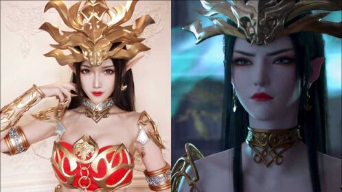 美杜莎女王盘点:7位美杜莎女王真人cos,看到崎娜的气质,果断收藏了!