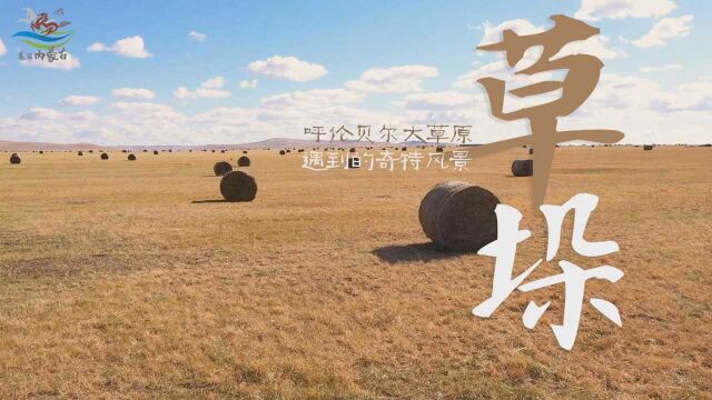 亮丽内蒙古第93期:呼伦贝尔大草原上遇到的奇特风景草垛