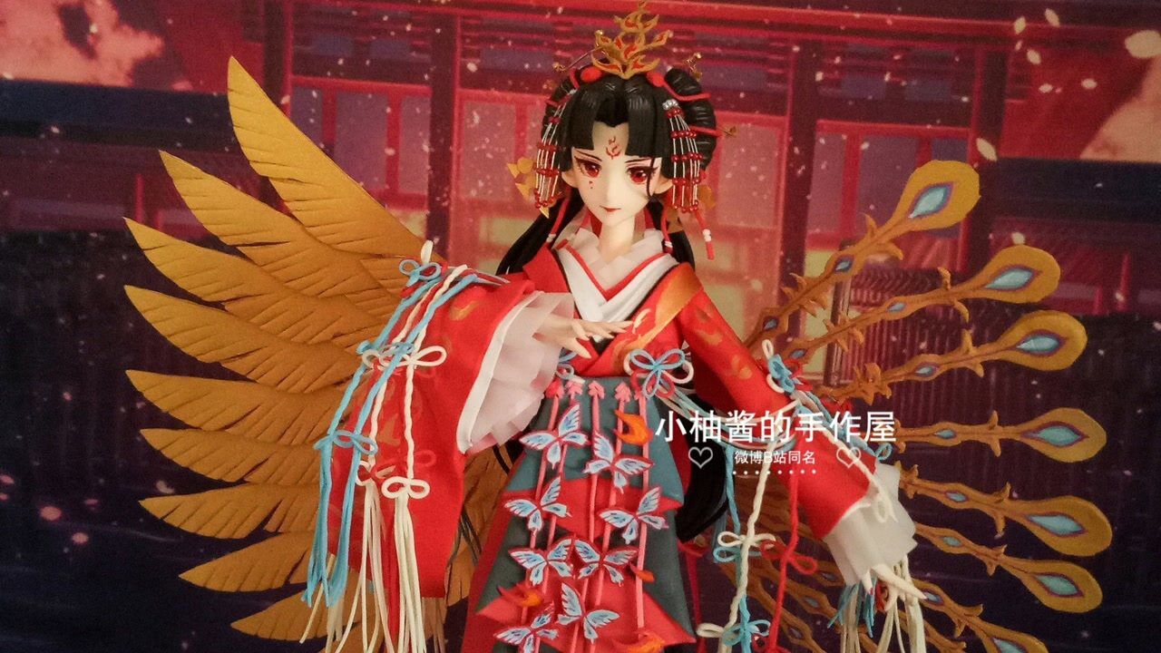 【阴阳师】用粘土做个不知火蝶步韶华手办~