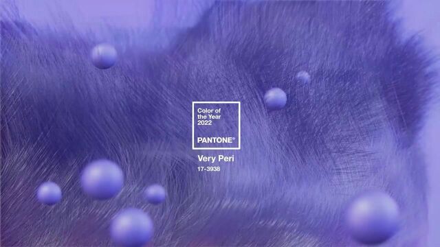 Pantone2022年度流行色  「 Very Peri 长春花蓝 」