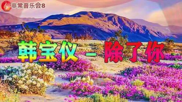 经典歌曲:韩宝仪一曲《除了你》,唱出了多少人的心声