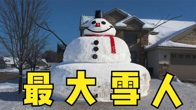 9个美丽的冰雪雕塑,世界上最大的雪人有多高,你知道吗?