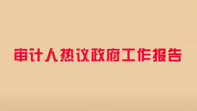 审计署郑州办审计人热议政府工作报告