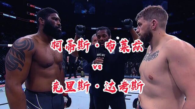 柯蒂斯ⷮŠ布莱兹 vs 克里斯ⷨ𞾨€ƒ斯