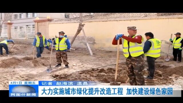 大力实施城市绿化提升改造工程 加快建设绿色家园