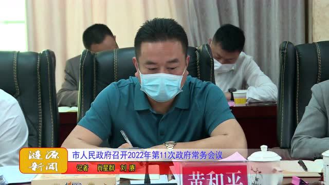 市人民政府召开2022年第11次政府常务会议