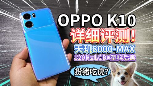 [图]【OPPO K10】详细评测！天玑8000MAX、LCD屏、塑料机身扮猪吃虎？