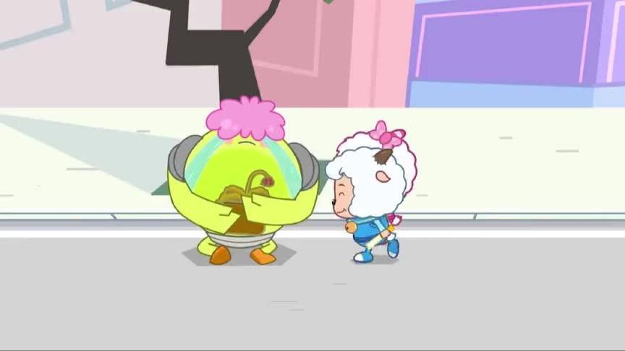 喜羊羊与灰太狼:锅小木非常伤心,喜羊羊居然让他去游乐场玩