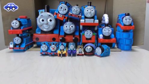 火车头托马斯玩具套装展示