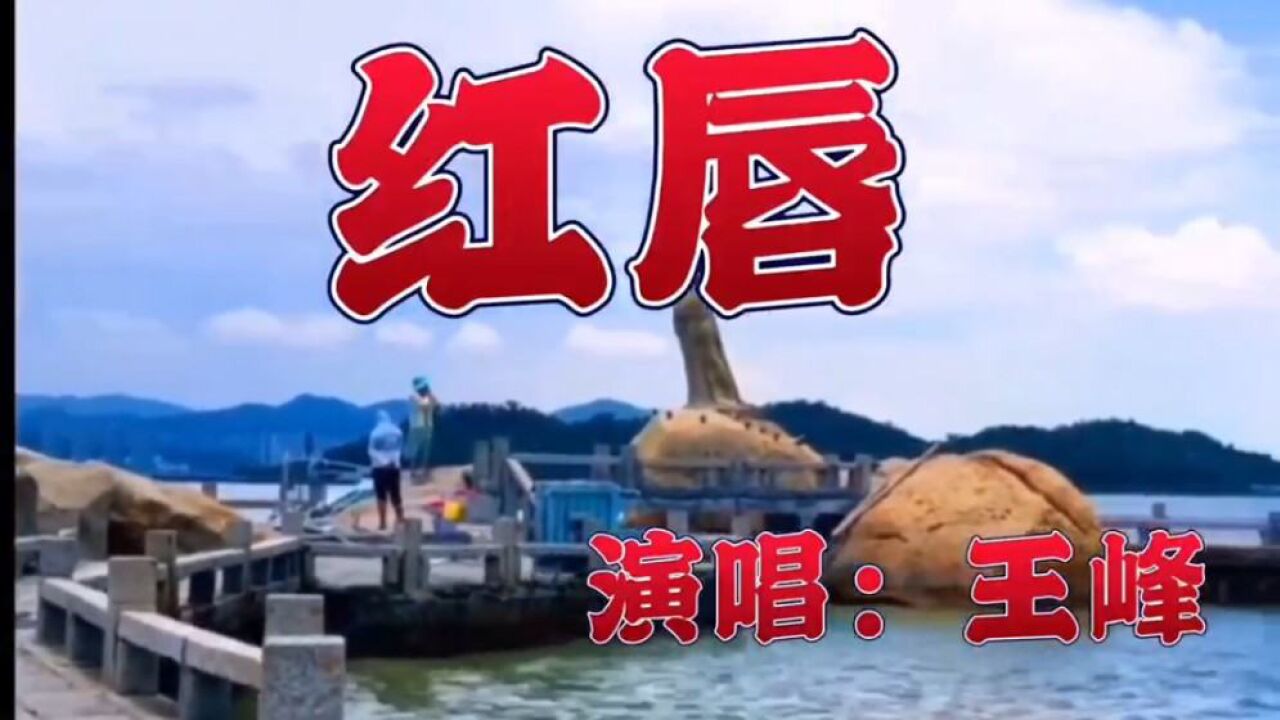 歌手王峰红唇