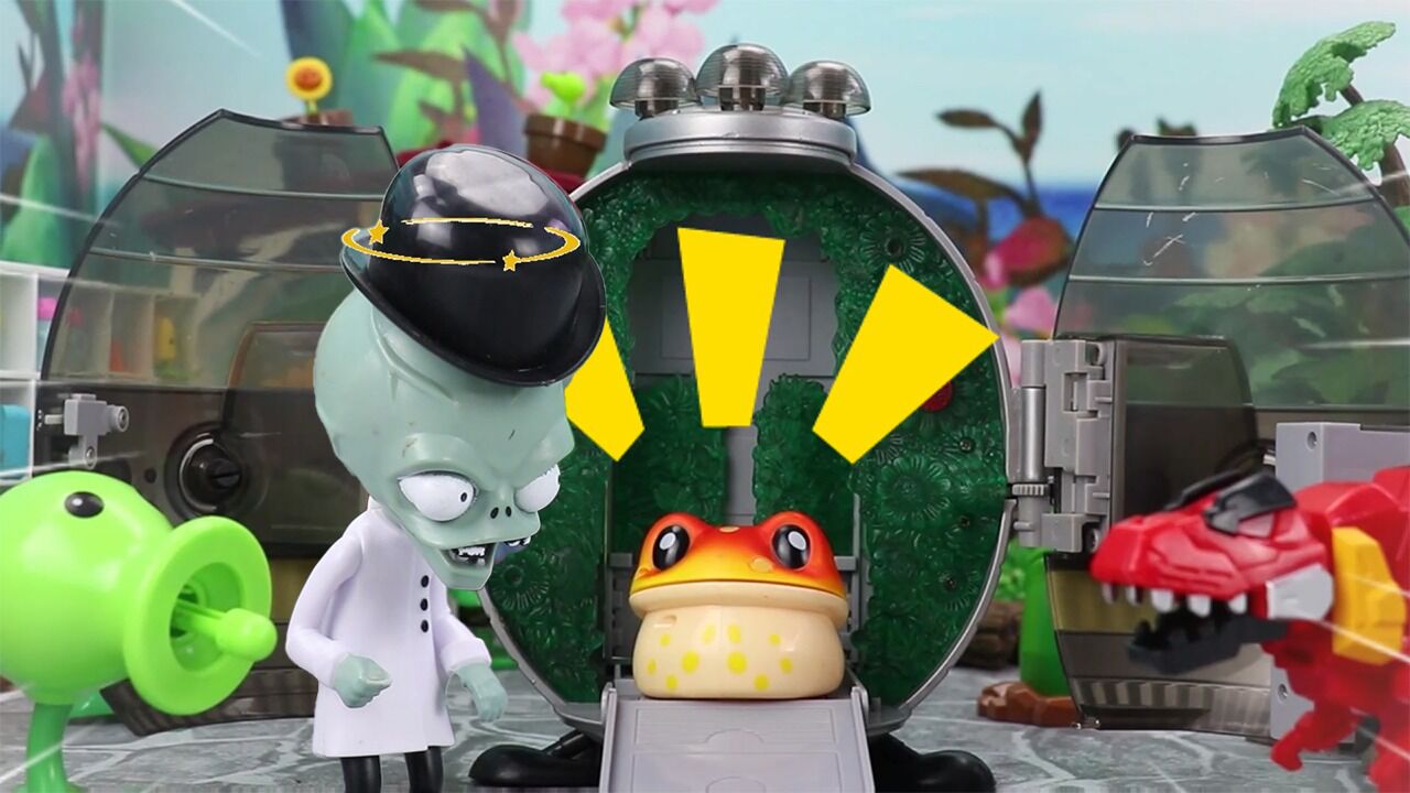 特长放大器让植物们进化 僵尸博士看破红尘 心奇爆龙战车x