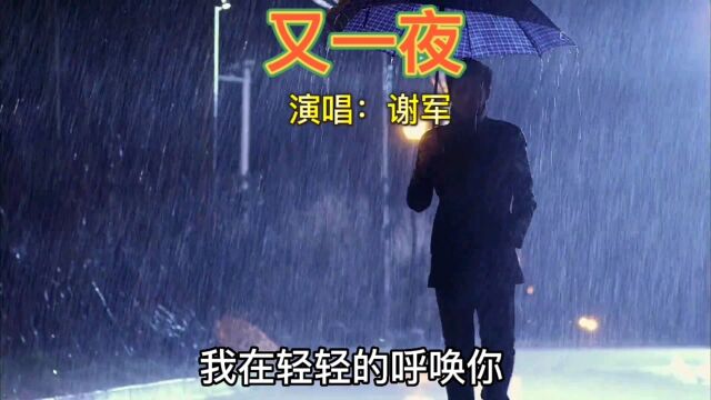 《又一夜》演唱:谢军