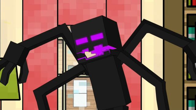 史蒂夫统率泰坦末影人