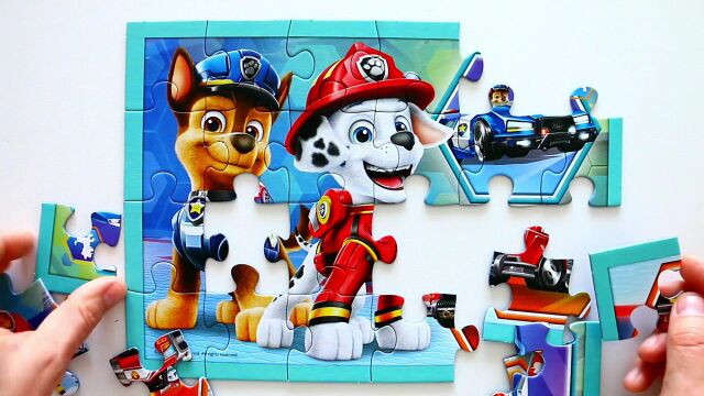 益智卡通拼图系列:汪汪队立大功拼图,一起来解决麻烦吧!