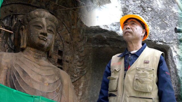 67岁老石匠揭秘奉先寺50年修复史:2次参与修佛,这辈子都留在了龙门