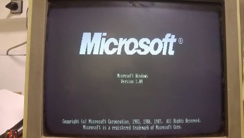 Windows1 (1985) PC XT 大力神