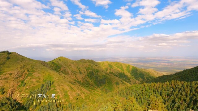 看,夏日的宁夏罗山有多美