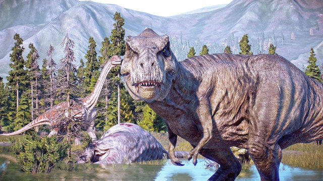 rexy 霸王龙,真正的丛林之王 ~ 侏罗纪世界进化 2 代