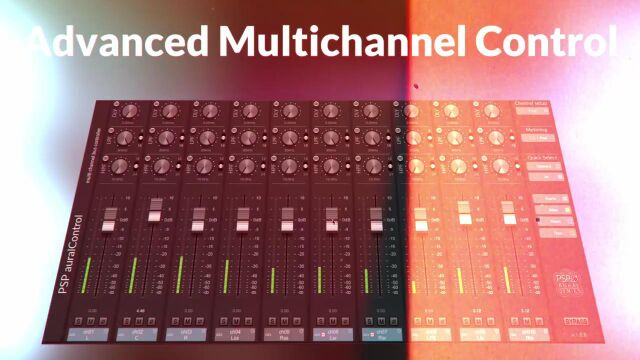 PSP auralControl an essential tool multichannel tracking, mixing and mastering