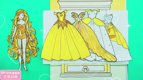 公主定格动画：月亮公主和太阳公主参加婚礼
