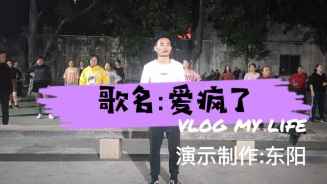 2020热门广场舞《爱疯了》时尚新颖舞步现代风格广场舞,好看易学