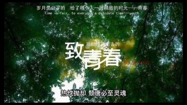 青春,致青春,致我们那不后悔的青春!