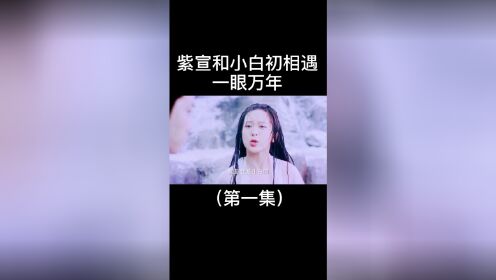 小白与紫萱初相遇，一眼万年，一眼就动情了