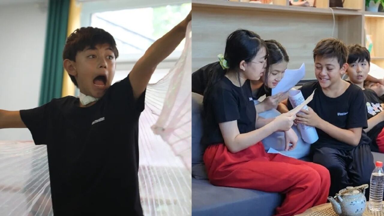 刘烨儿子诺一近照曝光!混血颜值帅到认不出,建模脸似贵族王子_高清1080P在线观看平台_腾讯视频