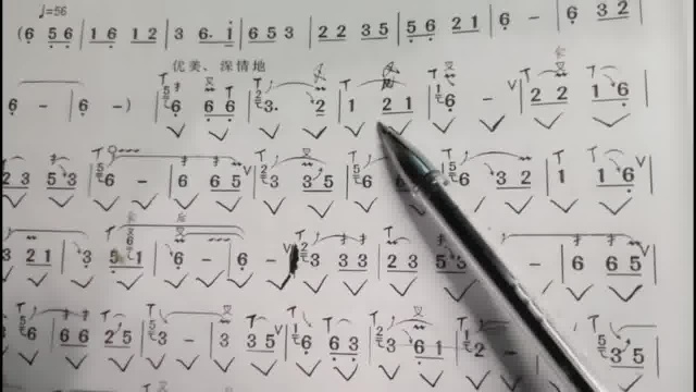 技巧谱书降b书36页《草原美》吹奏示范 #简谱视唱 #简谱教唱 #乐器