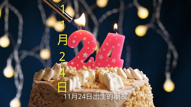 11月24日生日密码