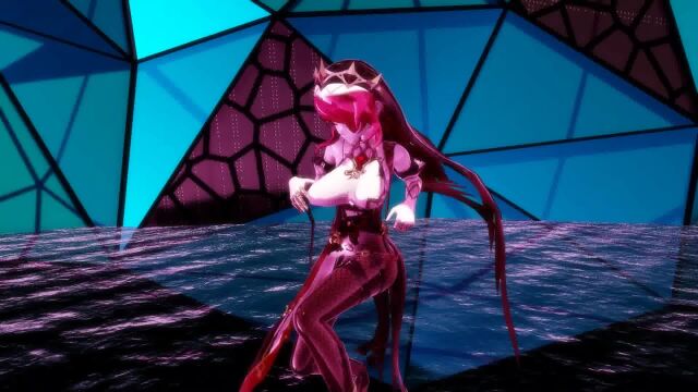 态浓意远淑且真,肌理细腻骨肉匀 原神罗莎莉亚MMD 3D