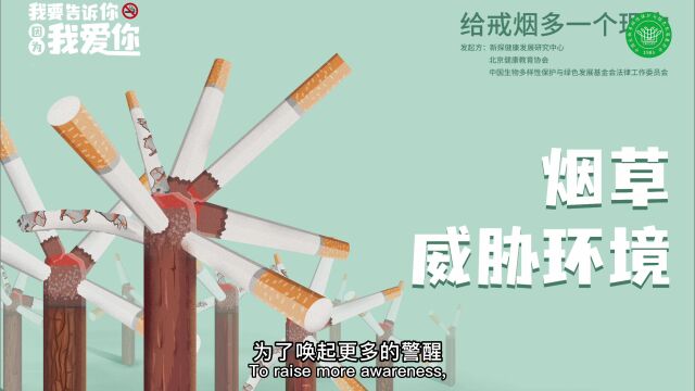 直击烟草对环境的危害 | 控烟公益宣传片全网首发!