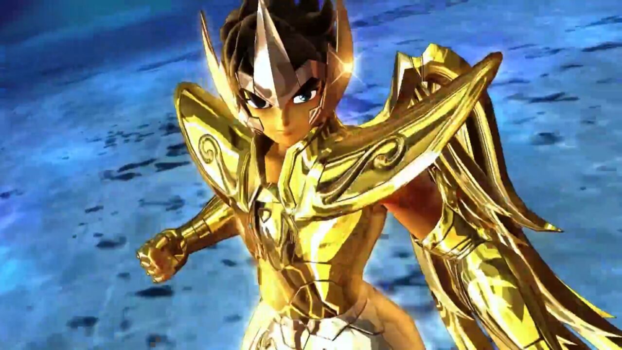 《圣斗士星矢战记》:黄金圣斗士射手座艾奥罗斯绝技大招演示