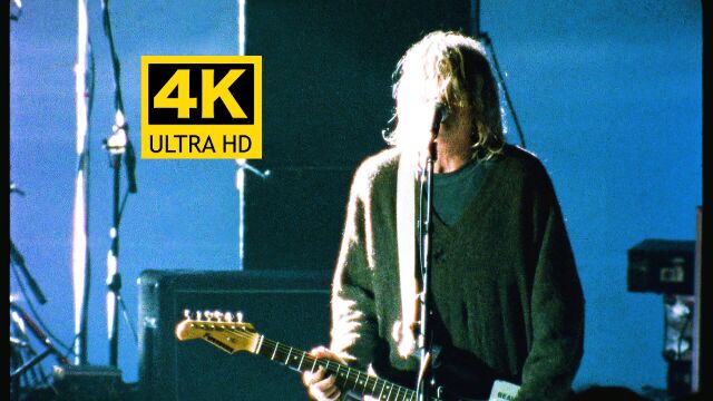 【4K修复】涅槃乐队Nirvana《Smells Like Teen Spirit》经典现场 1991演唱会