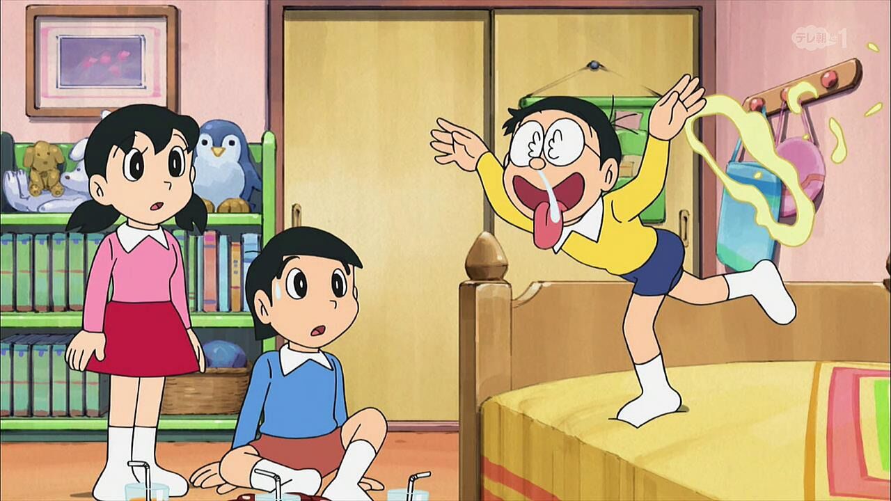 哆啦A梦:大雄本想整蛊情敌出木杉,自己却在静香面前多次出糗_高清1080P在线观看平台_腾讯视频