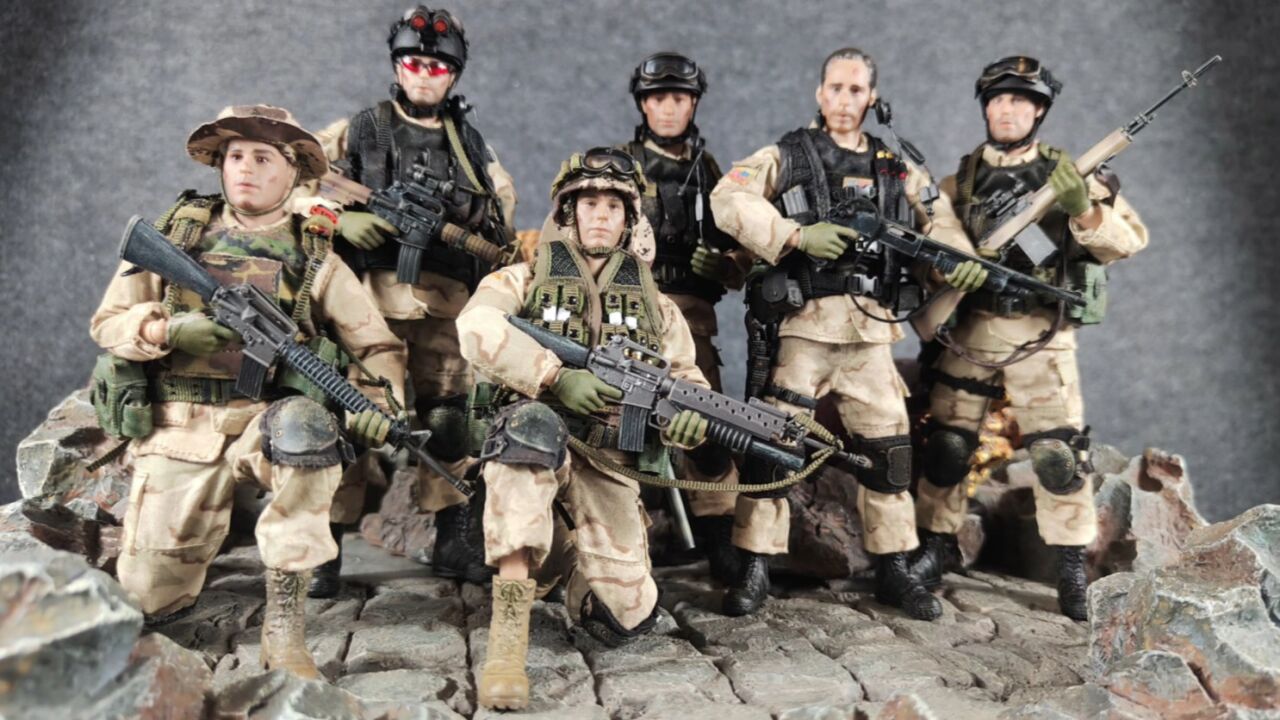 crazy figure cftoys 1/12 美軍遊騎兵三角洲 黑鷹墜落