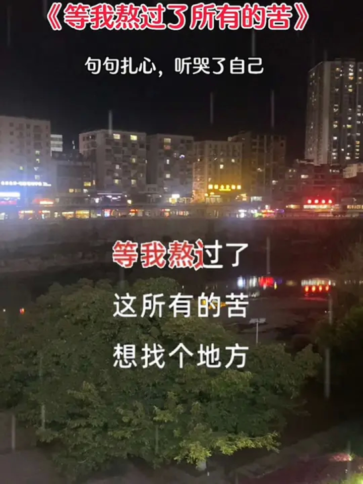 等我熬过了这所有的苦,想找个没人的地方放生大哭,#除了坚强别无选择