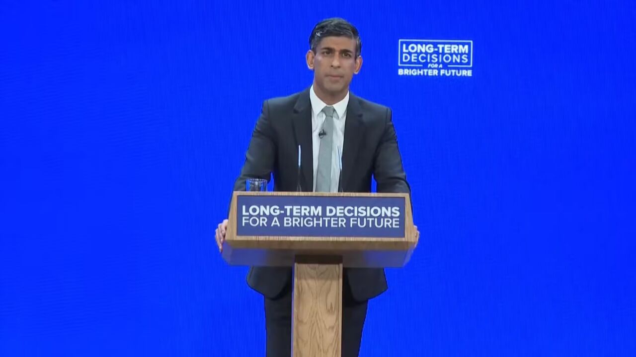 苏纳克2023年保守党年会演讲