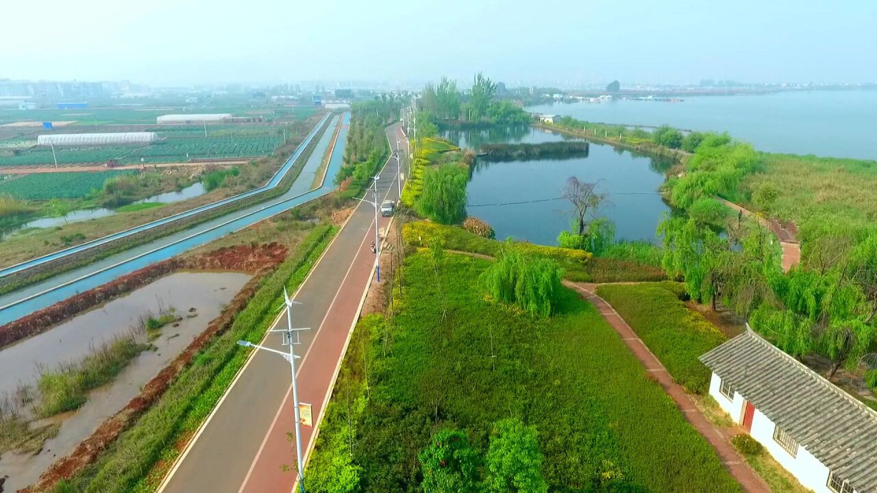 美丽通海 杞麓湖畔绿色美