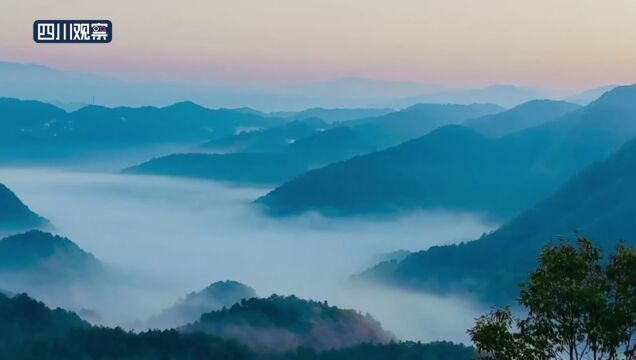 惊艳!游客在曾家山拍到“千里江山图”