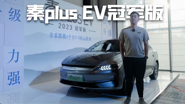 秦plus EV冠军版,将国产A级纯电市场定价权 牢牢握在比亚迪手中